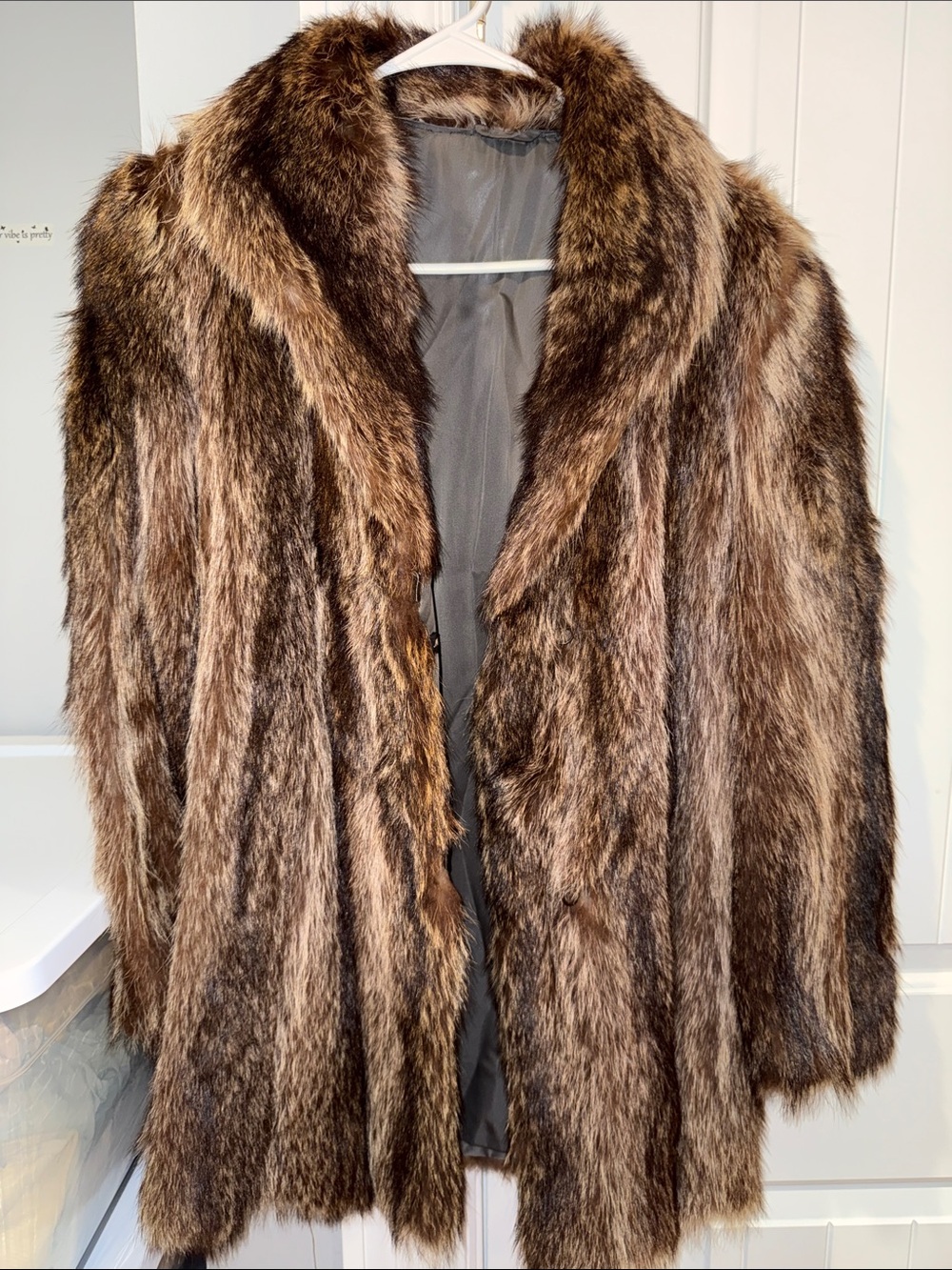 Brown Faux Fur Women’s Coat - Luxurious Plush Outerwear